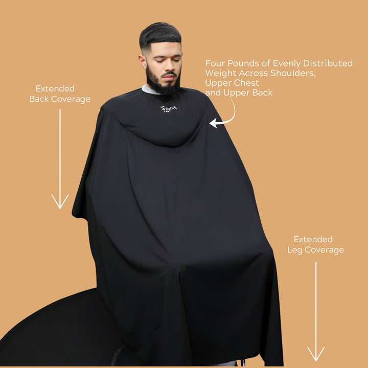 Black 4-Pound Weighted Cape (BACK ORDER)