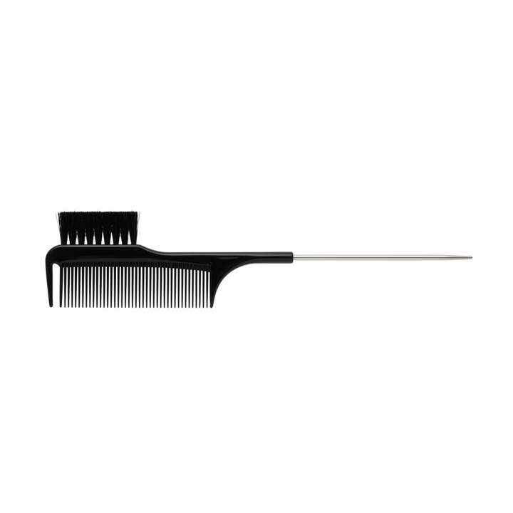 Annie All In One Carbon Edge Brush & Comb, 1 Count, Black