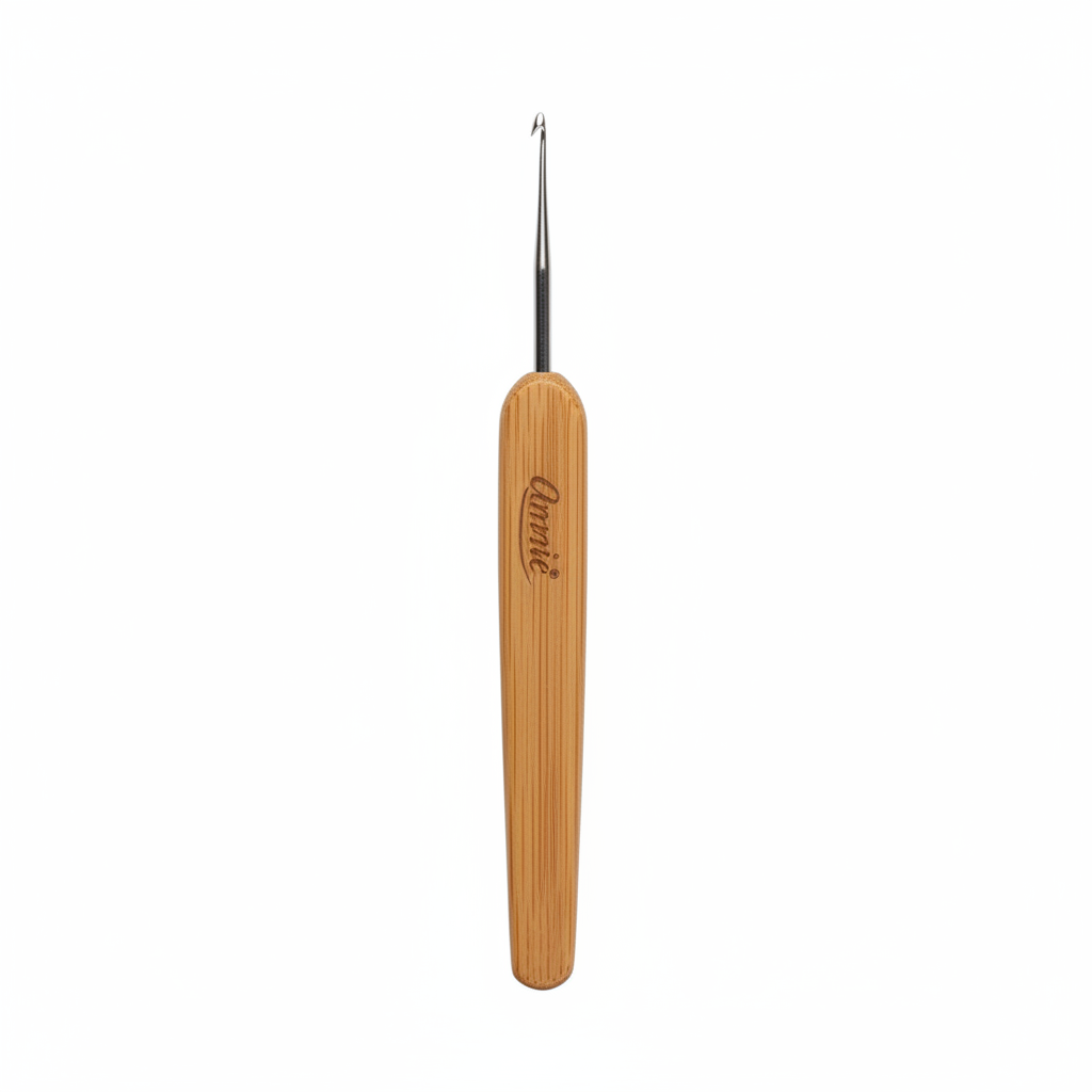 Annie Dreadlocks Crochet Needle 1 Hook 0.75mm, 1 Count, Wood