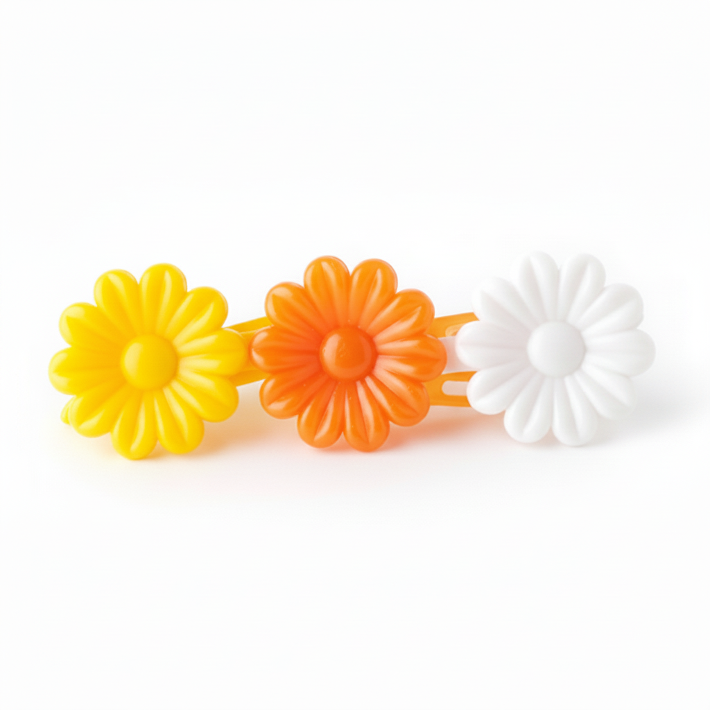 Joy Daisy Barrettes Assorted