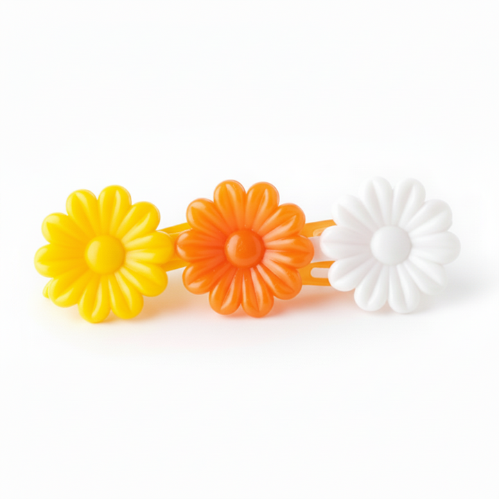 Joy Daisy Barrettes Assorted