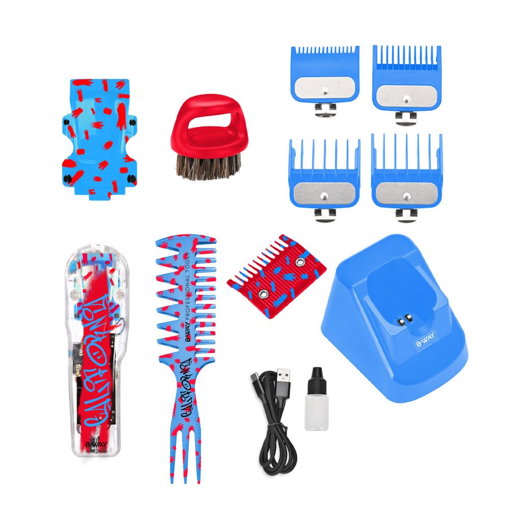 B-Way California Clipper, One Trimmer, Zero Shaver - 3 in 1 Set