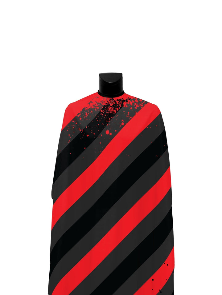 Dark Red XL Pole Stripe PRO Cape