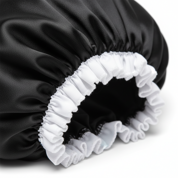 Ms. Remi Satin Bonnet Large, 1 Count, Black