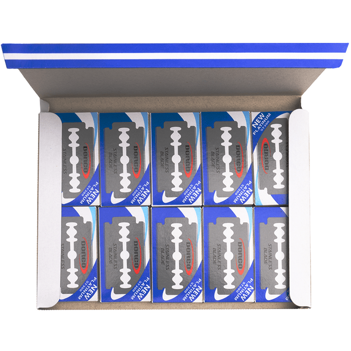 Dorco Double Edge Razor Blade Box Set 10Ct
