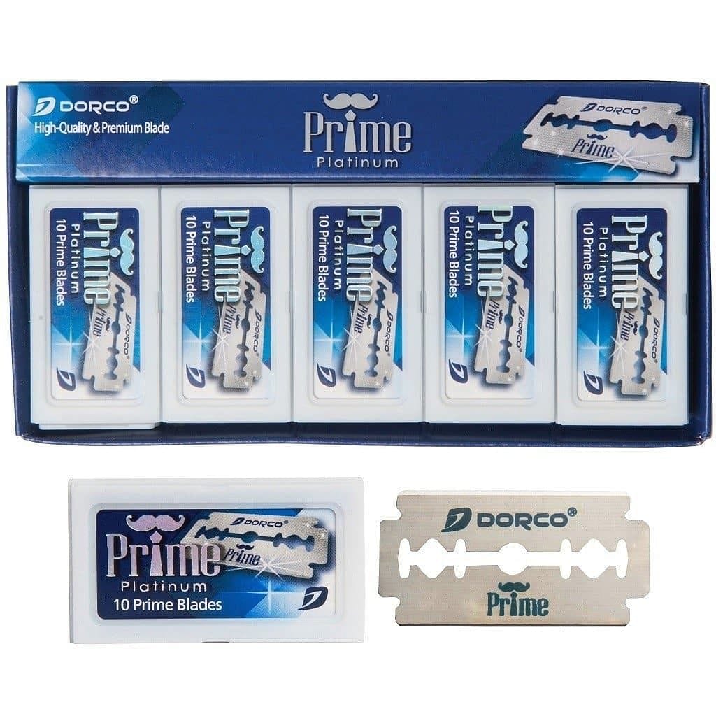 Dorco Prime Platinum Double Edge Blades - 1,000 Blades