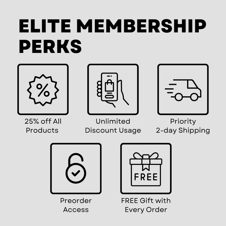 Elite Membership | SAVE 15% ON EVERY ORDER
