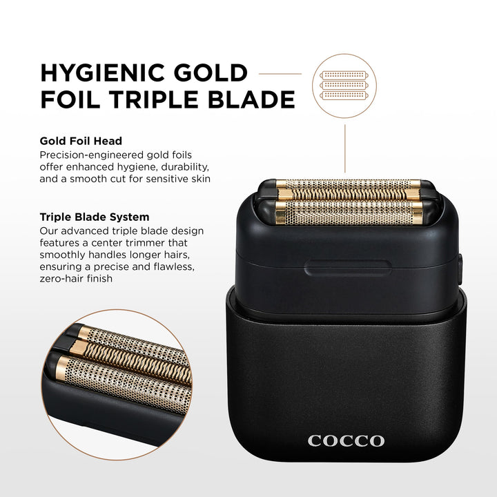 Impacto Micro Wet-Dry Shaver (Black)
