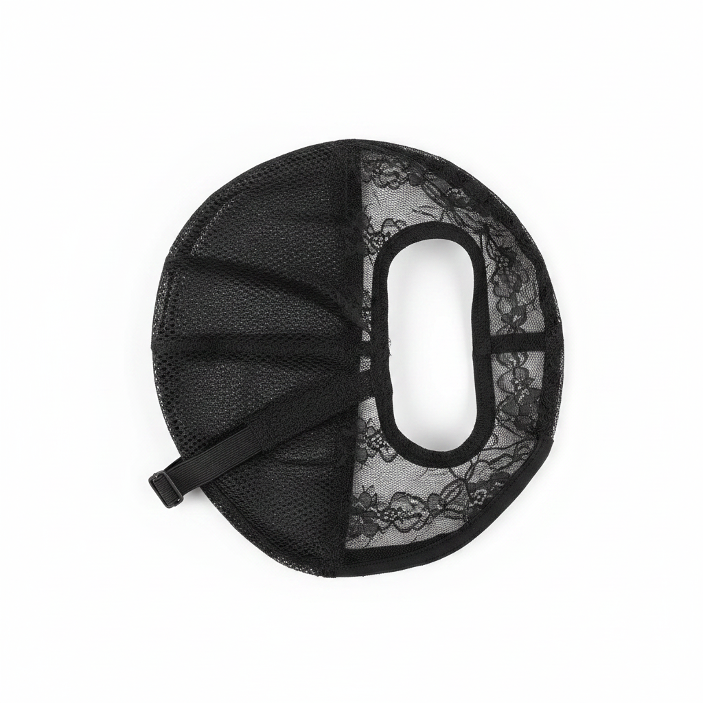 Ms. Remi Right U-part Weaving Cap, 1 Count, Black