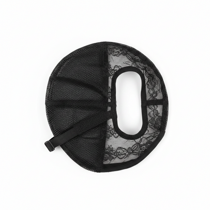 Ms. Remi Right U-part Weaving Cap, 1 Count, Black