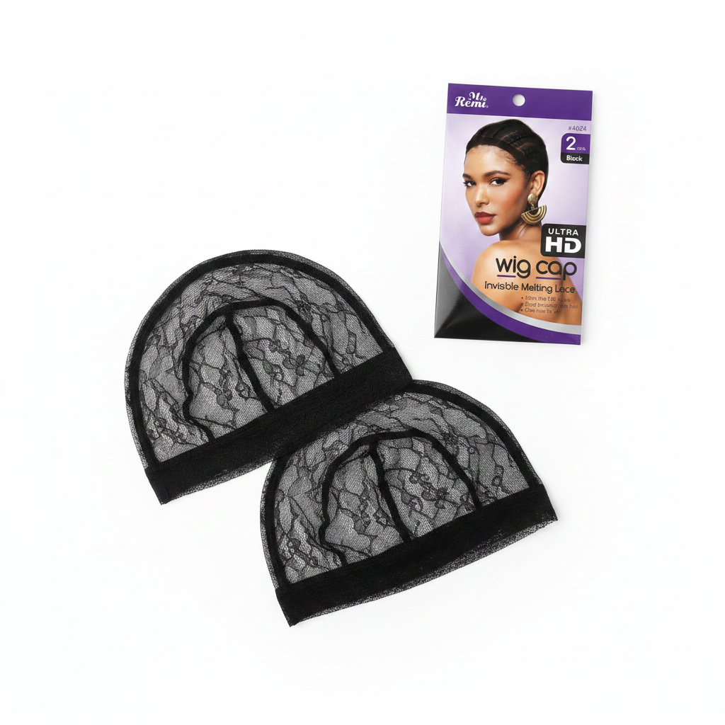 Ms. Remi HD Invisible Melting Wig Cap, 2 Count, Black