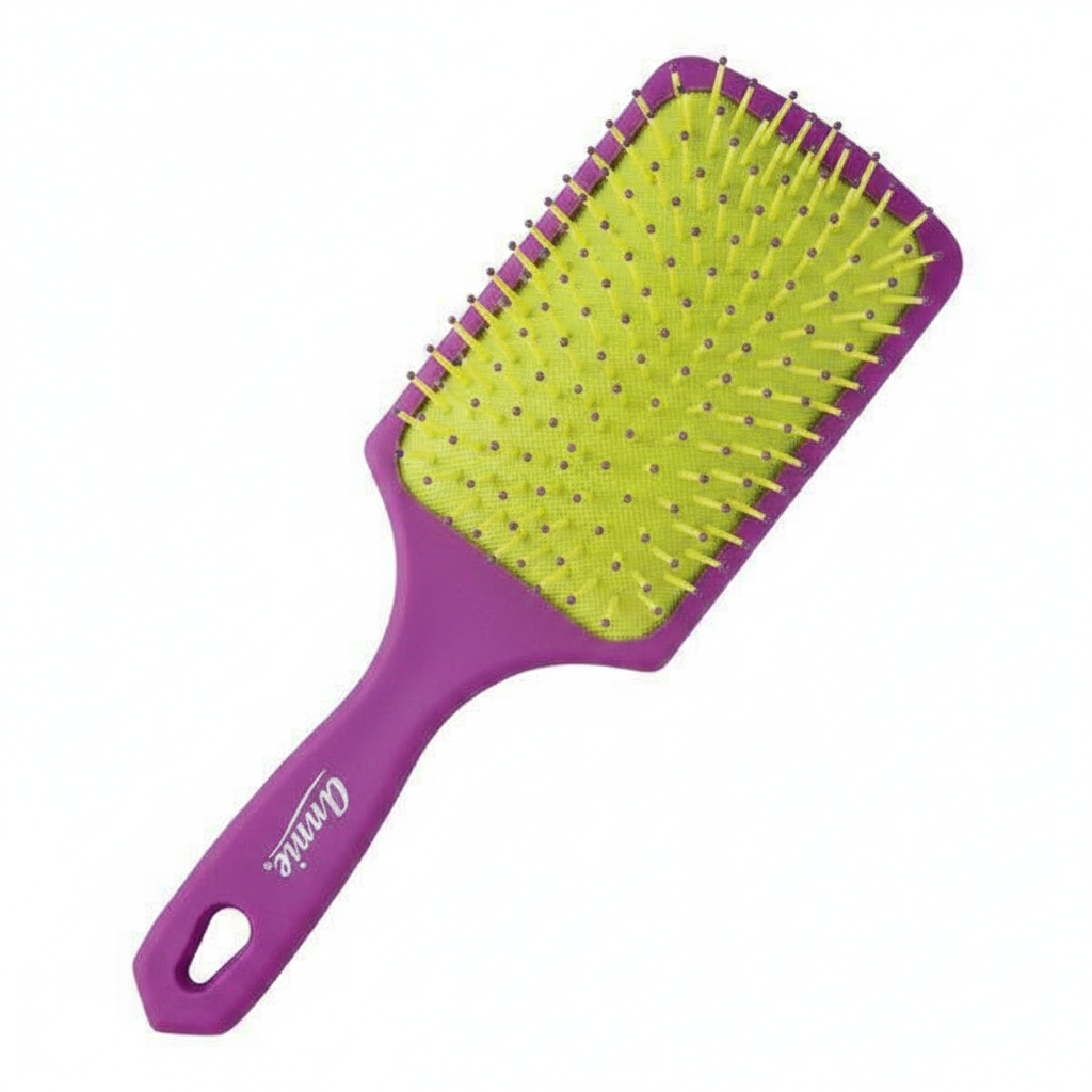 Annie Cushion Paddle Brush Nylon Bristle