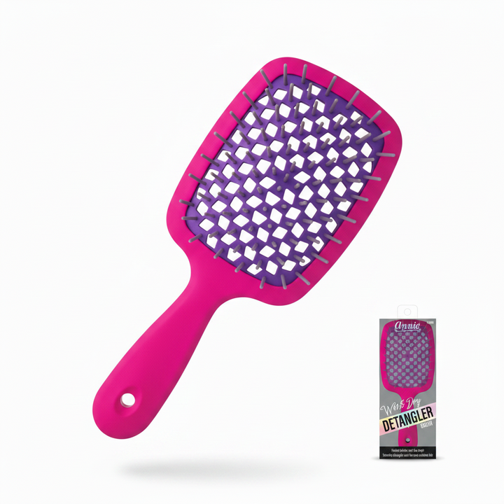 Annie Wet & Dry Detangler Brush, 1 Count, Assorted Colors