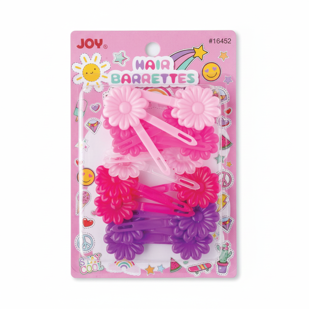 Joy Daisy Barrette 20ct Assorted
