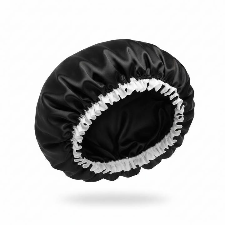 Ms. Remi Satin Bonnet Large, 1 Count, Black