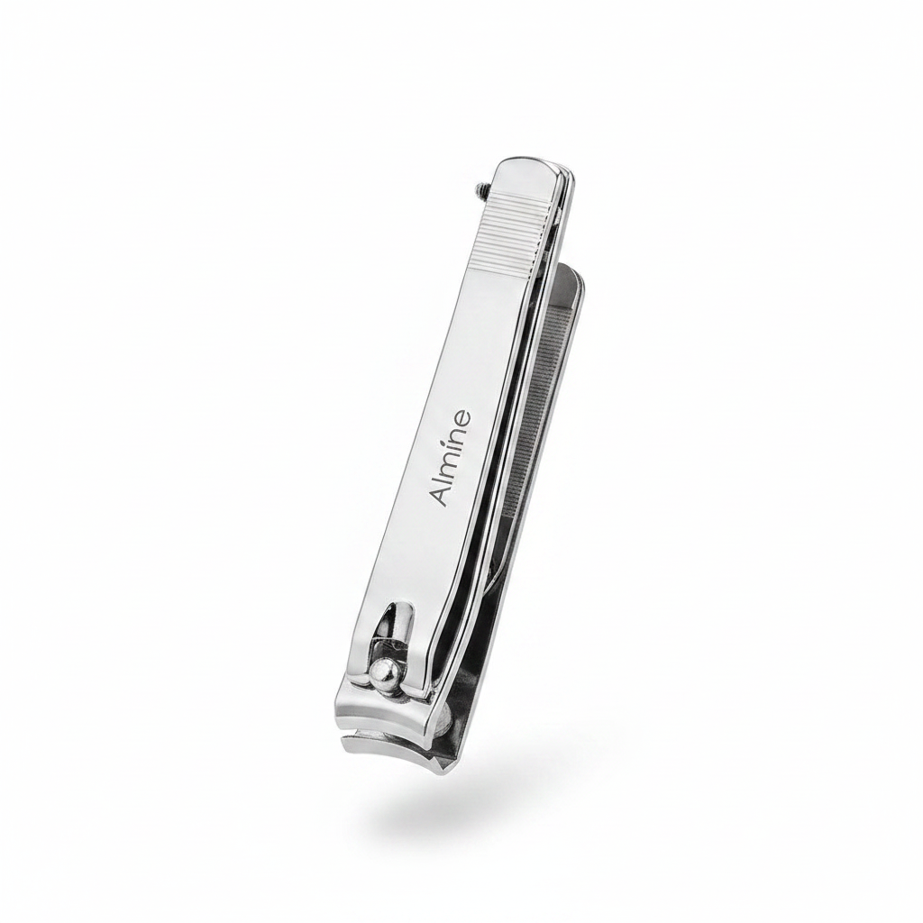 Almine Toenail Clipper with File Large, 1 Count, Silver