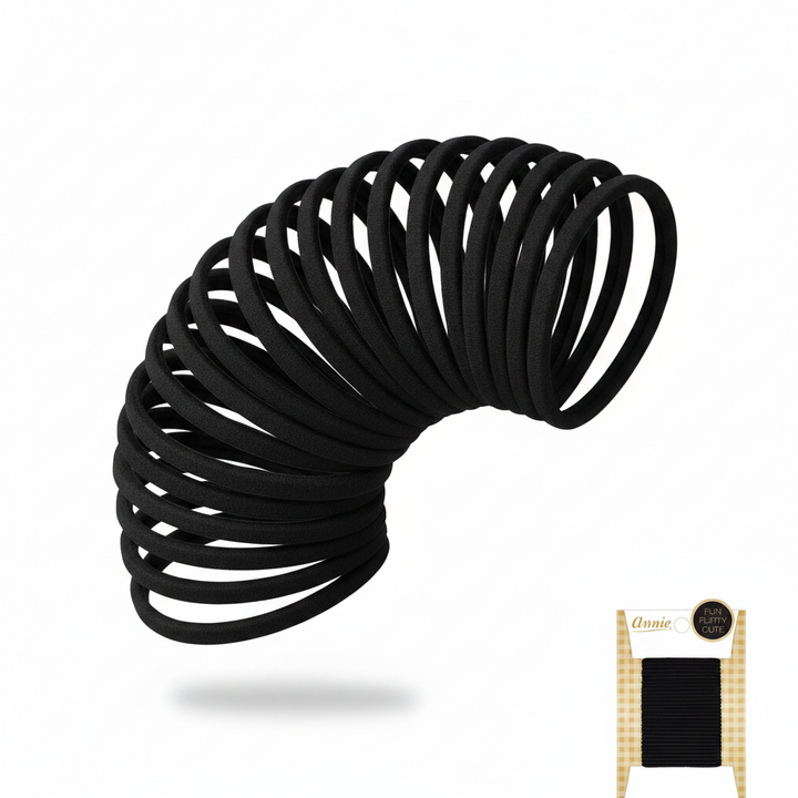 Annie Ponytailer 3.5" 30ct Black