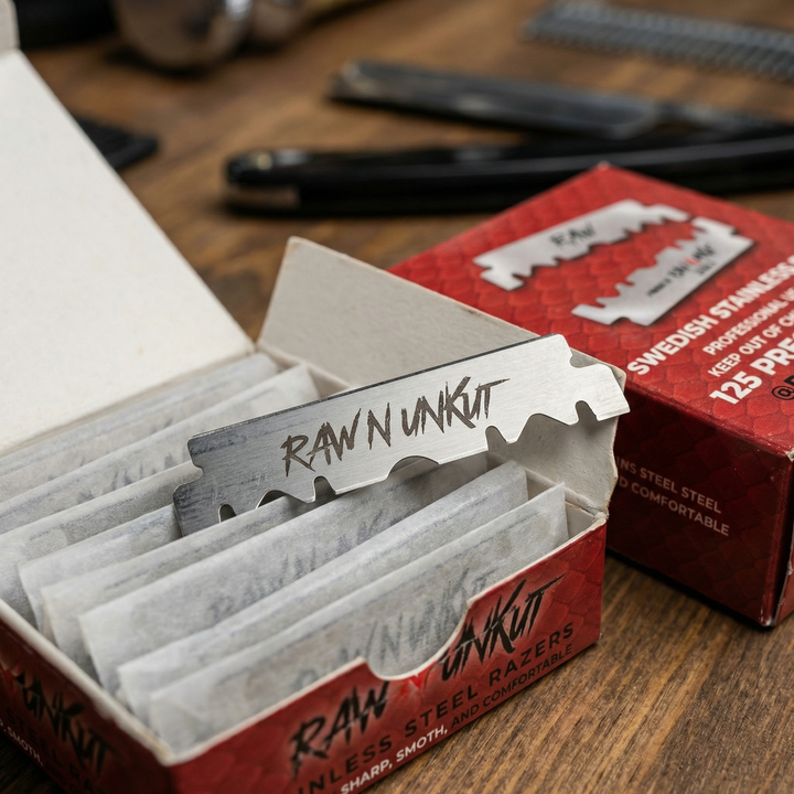 HOJAS DE AFEITAR PRECORTADAS RAW N UNKUT