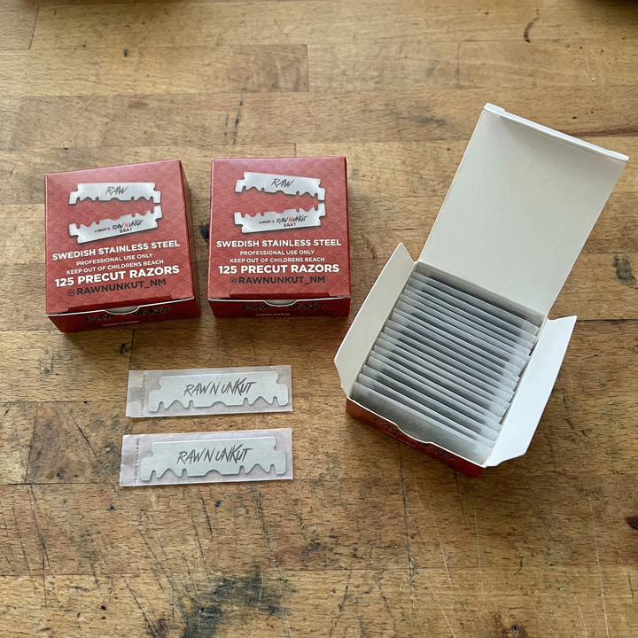 HOJAS DE AFEITAR PRECORTADAS RAW N UNKUT