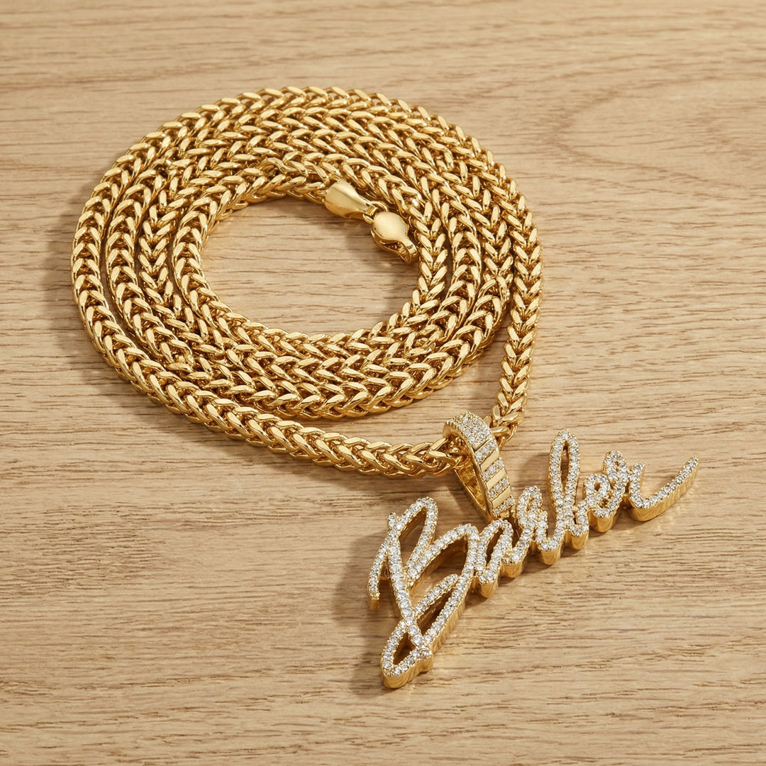 COLGANTE + CADENA DE BARBERÍA RAW N UNKUT