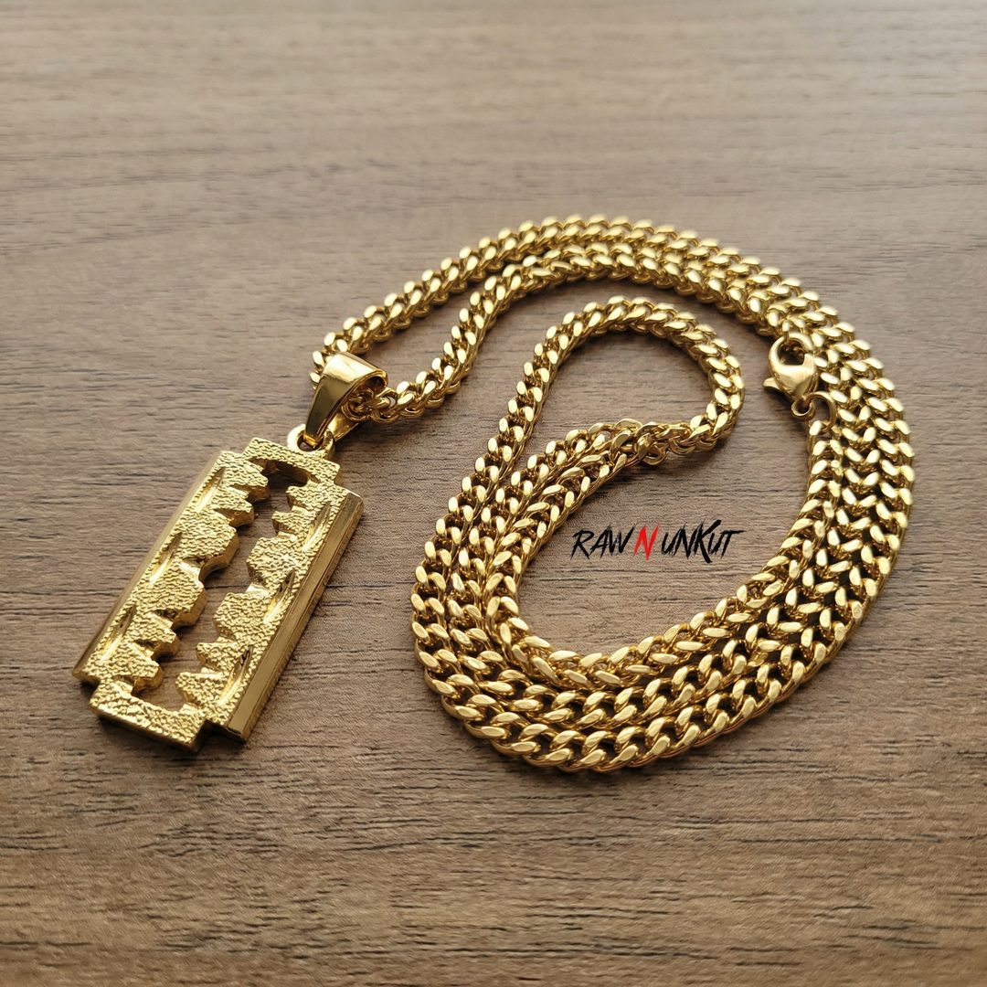 COLGANTE DE HOJA DE AFEITAR RAW N UNKUT