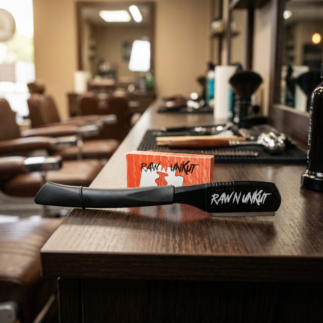 Oferta combinada de soporte para maquinilla de afeitar RAW N UNKUT + 100 hojas