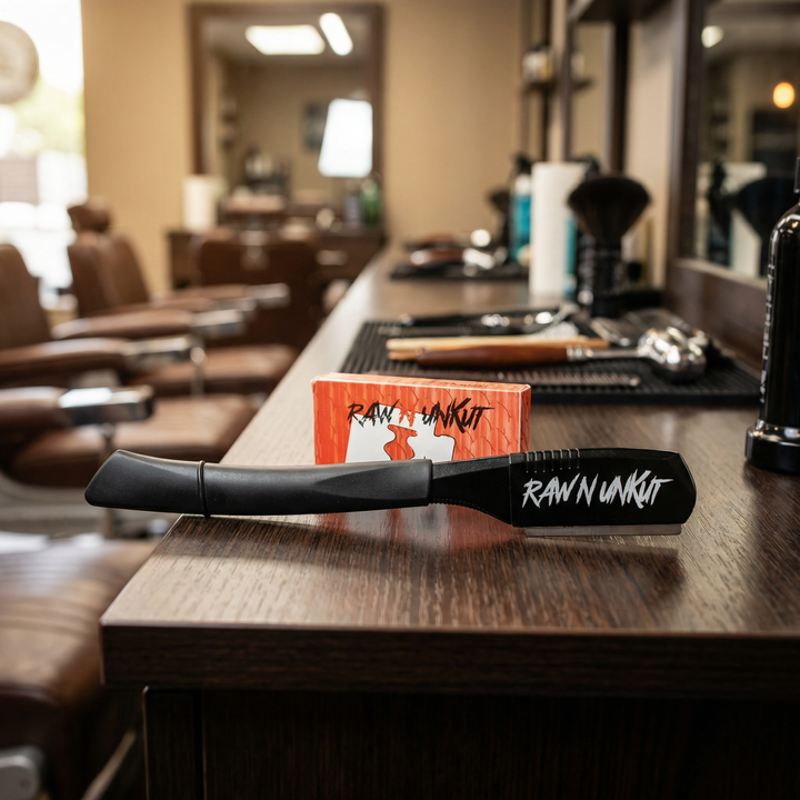 Oferta combinada de soporte para maquinilla de afeitar RAW N UNKUT + 100 hojas