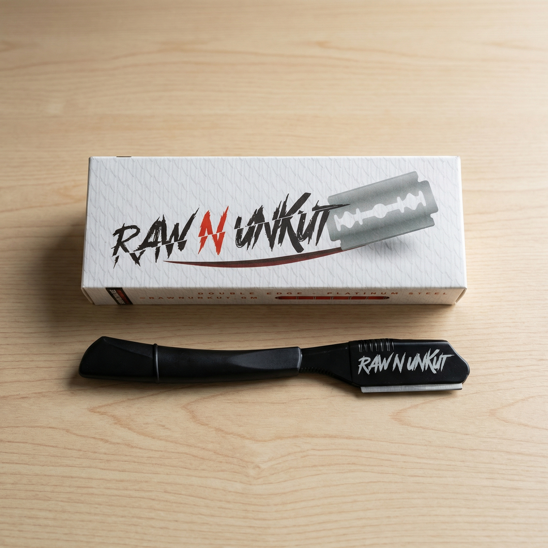 Oferta combinada de soporte para maquinilla de afeitar RAW N UNKUT + 100 hojas