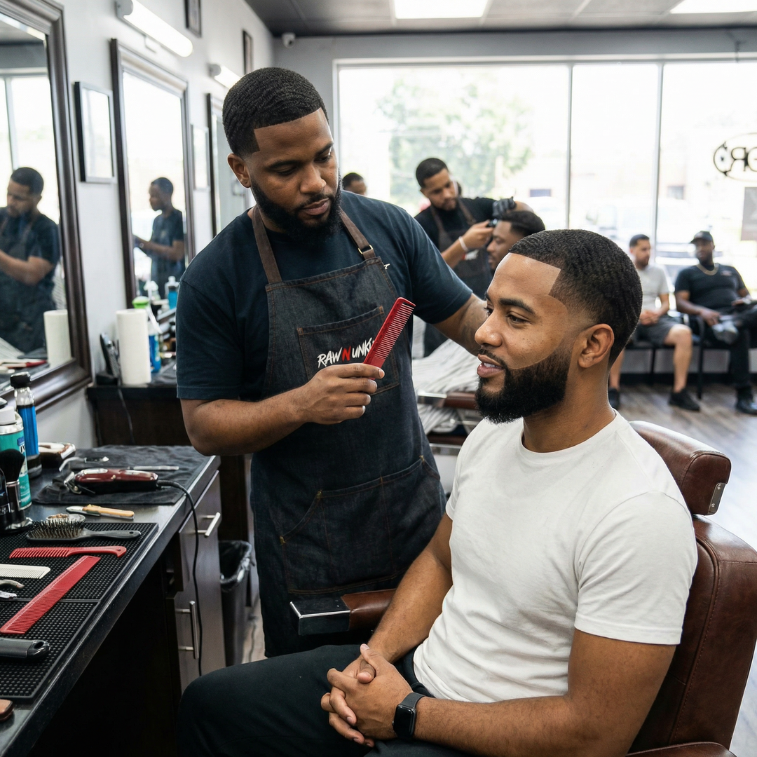 RAW N UNKUT PARTING COMB