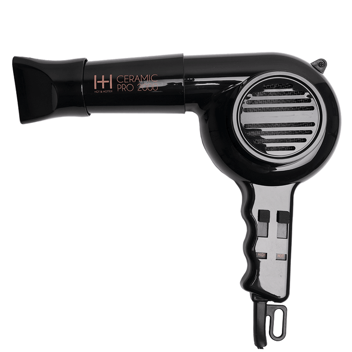 Hot & Hotter Ceramic Pro-2000 Dryer, 1 Count, Black
