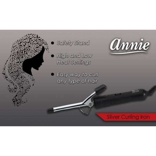 Hot & Hotter Electric Curling Iron 3/4 Inch, 1 Count, Silver