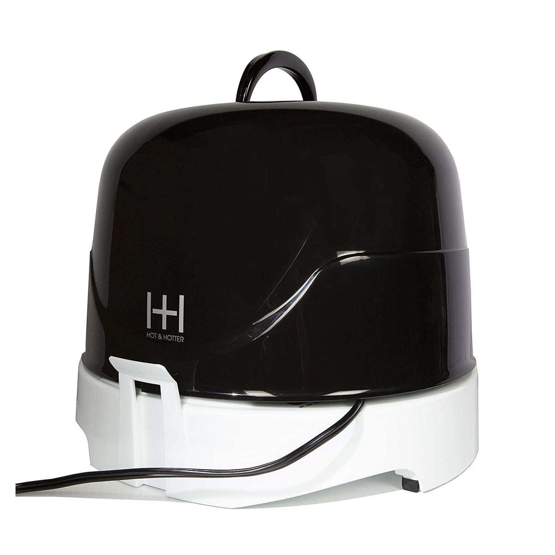 Hot & Hotter Large Hood Hair Dryer, 1 Count, White