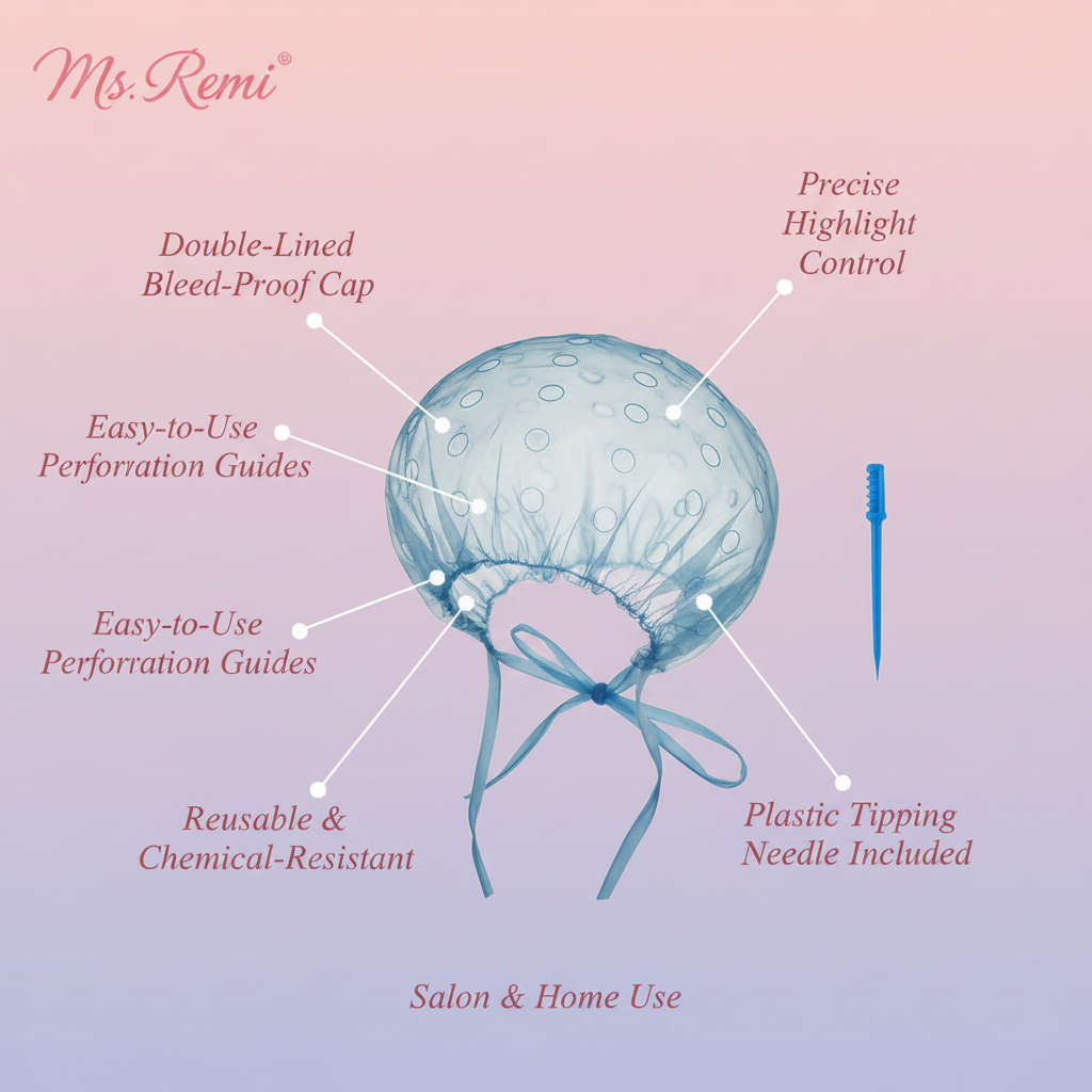 Ms. Remi Frosting-Tipping Cap Plastic with Needle, 1 Count, Clear