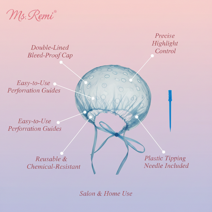 Ms. Remi Frosting-Tipping Cap Plastic with Needle, 1 Count, Clear