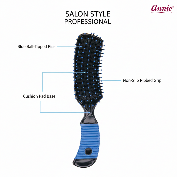 Annie Banana Brush Small, 1 Count, Blue