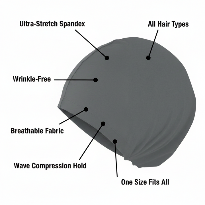 Mr. Durag Spandex Skull Cap, 1 Count, Assorted Colors