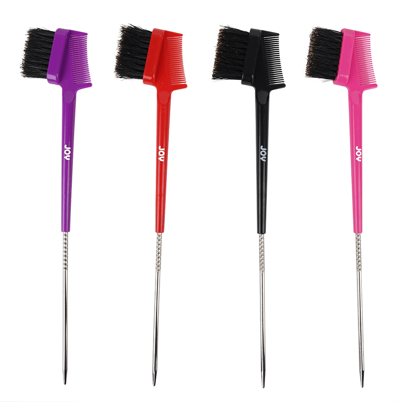Joy 3 in 1 Pintail Edge Brush Boar Bristle, 1 Count, Assorted Colors