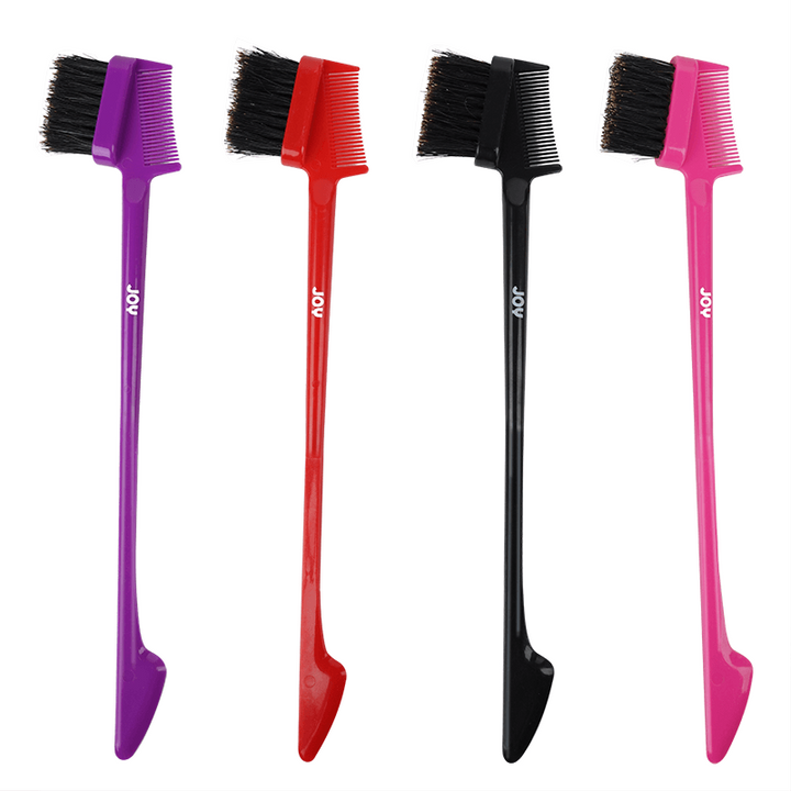 Joy 3 in 1 Spatula Edge Brush Boar Bristle, 1 Count, Assorted Colors