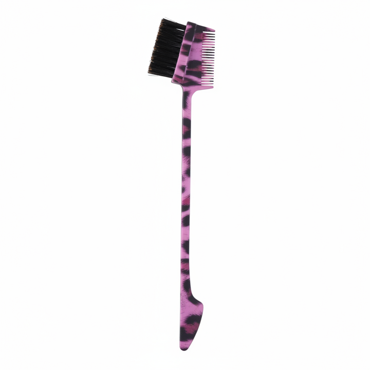 Joy 3-in-1 Spatula Edge Brush & Comb, 1 Count, Assorted Animal Patterns