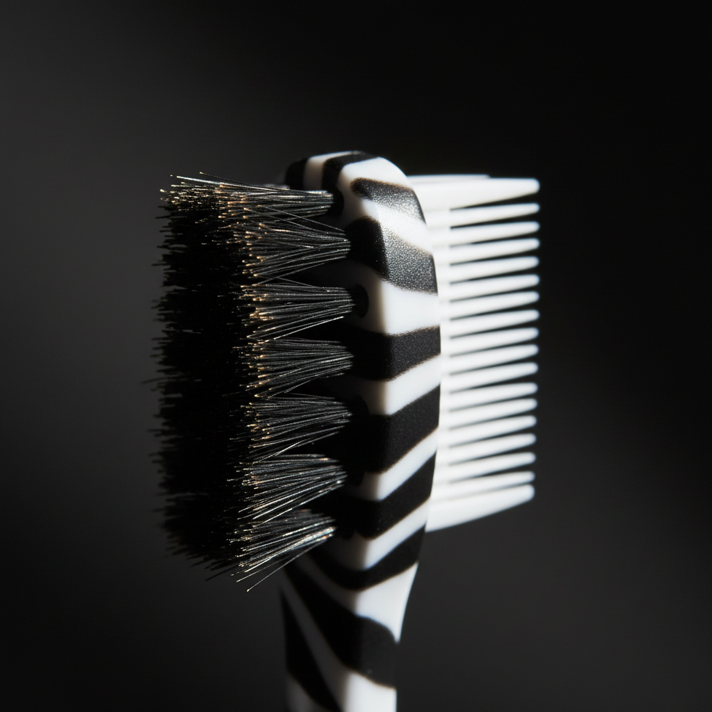 Joy 5-in-1 Ultimate Edge Brush & Comb, 1 Count, Assorted Animal Patterns