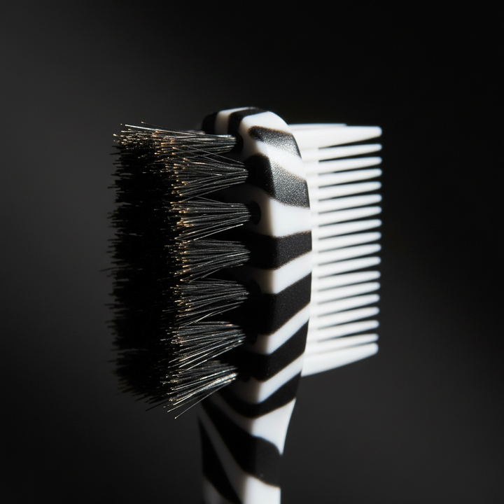 Joy 5-in-1 Ultimate Edge Brush & Comb, 1 Count, Assorted Animal Patterns