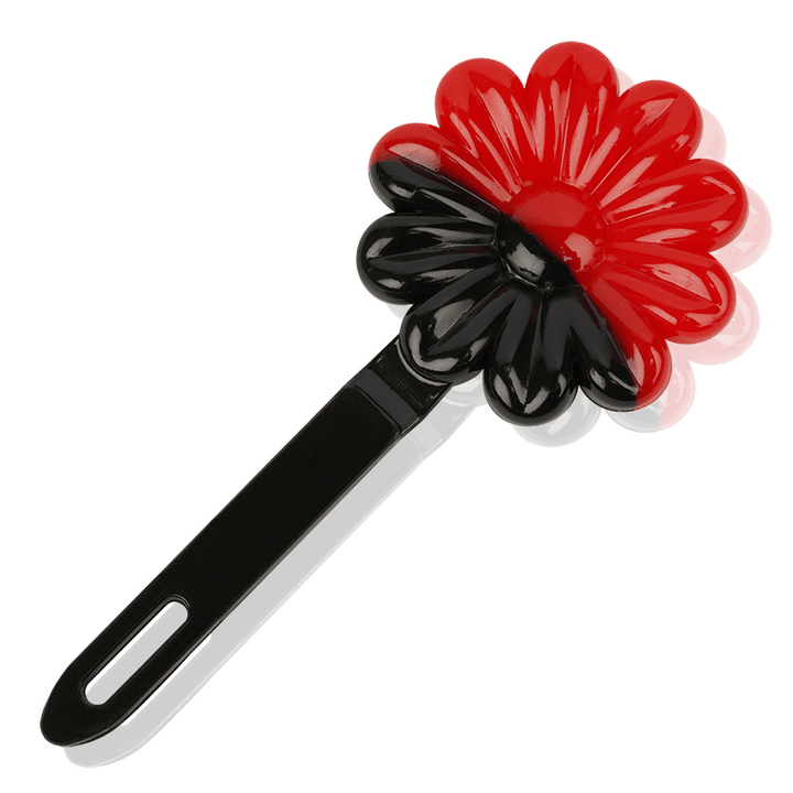 Joy Daisy Barrettes, 12 Count, Black & Red