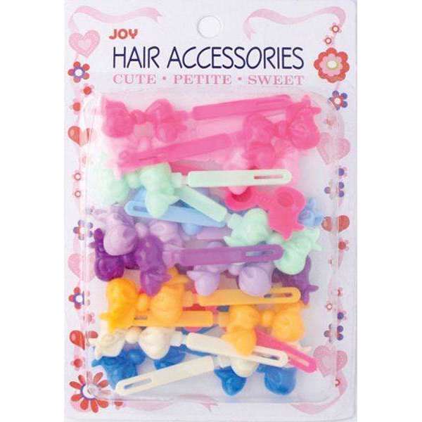 Joy Ribbon Barrettes, 24 Count, Assorted Multicolor