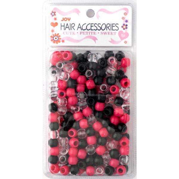 Joy Round Hair Beads Large, 240 Count, Assorted Color
