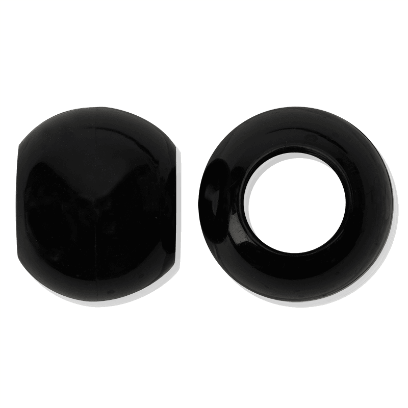 Joy Round Hair Beads XX-Large, 60 Count, Black