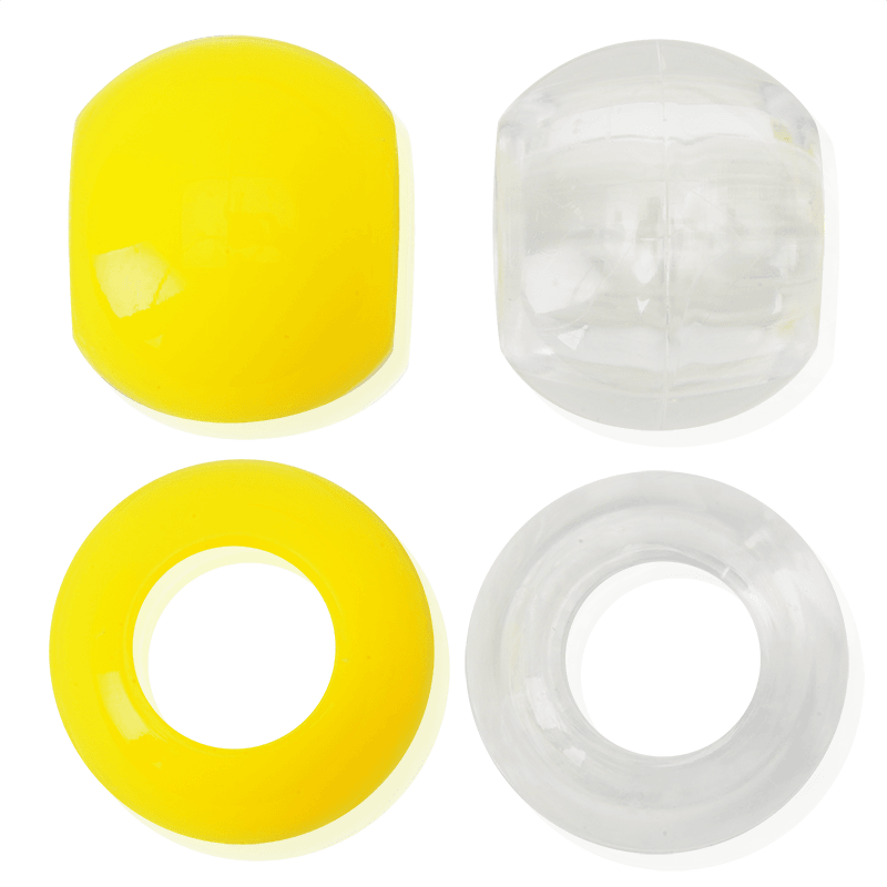 Joy Round Hair Beads XX-Large, 60 Count, Yellow