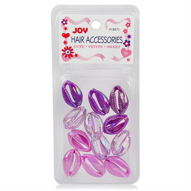 Joy Sea Shell Beads, 12 Count, Assorted Pastel