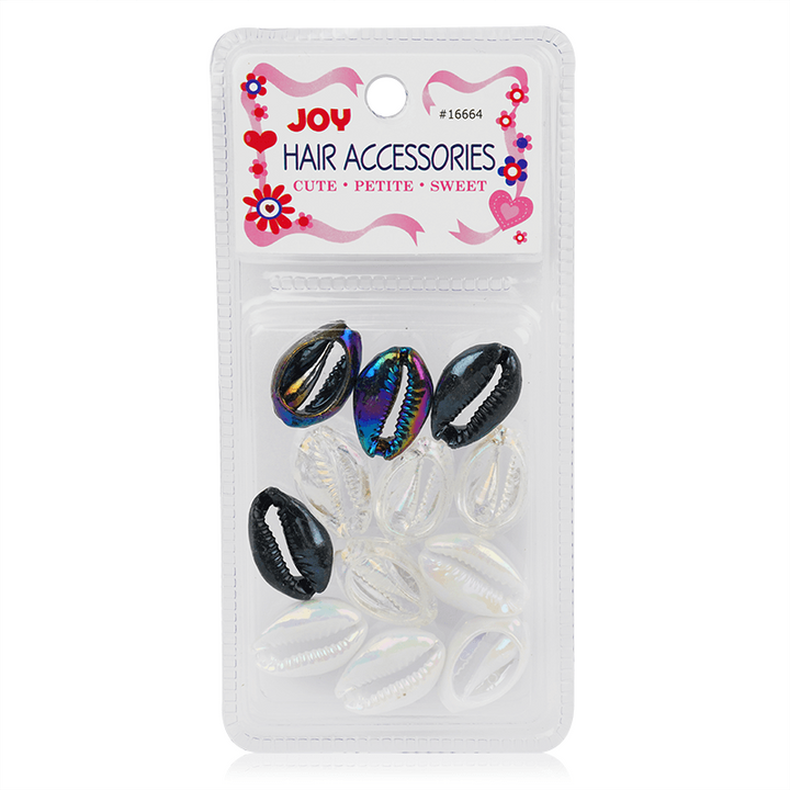 Joy Sea Shell Beads, 12 Count, Iridescent