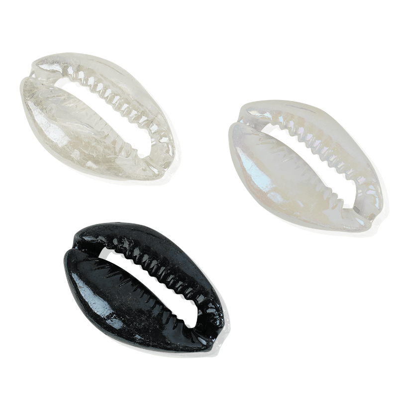 Joy Sea Shell Beads, 12 Count, Iridescent
