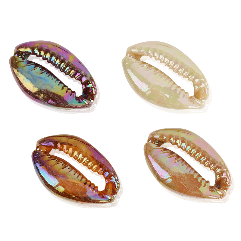 Joy Sea Shell Beads, 12 Count, Assorted Dark
